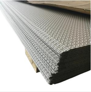 Wholesale 16 Gauge 18 Gauge SS Steel Sheet A240 Embossed Checkered Stainless Plates from china suppliers
