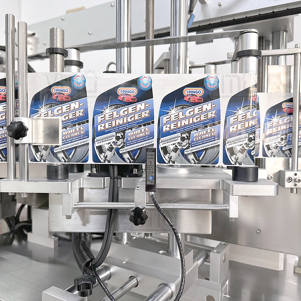 Yimupack Packaging Machines Bottle Sticker Applicator Automatic Round Flat Bottle Labeling Machine