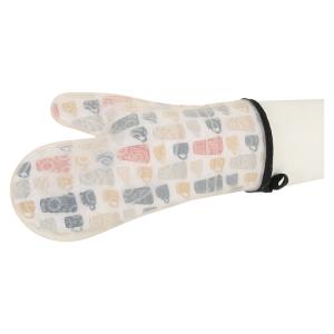 Wholesale Kitchen Baking Silicone Cotton Microwave Oven Mitts Anti Slip Heat Resistant from china suppliers