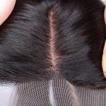 Malaysian Free Part 13x4 Lace Closure No Tangle With Natural Hair Line