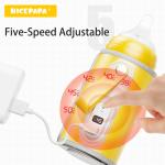 Milk Portable Baby Bottle Warmer USB Jacket Cover PVC BPA Free