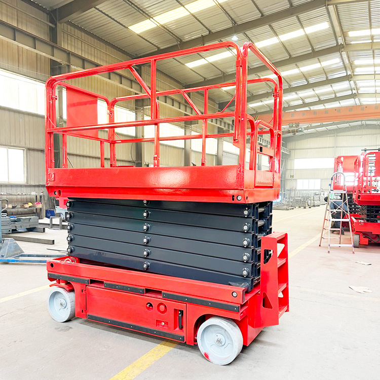 900mm Extension Mobile Electric Scissor Lift Platform for Loder Weight of 2000kg in Work