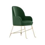 Beetley Contemporary Red Leather Accent Chairs For Living Room Metal Base
