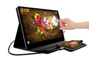 Wholesale 1920x1080 Resolution 10 Point Touch 16:9 15.6 Inch Portable Monitor from china suppliers