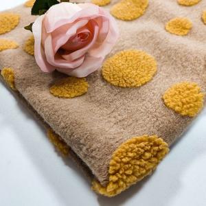 Wholesale High Durable Printed Sherpa Fleece Fabric Solid 58 / 60 Inches Width from china suppliers