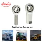 SSPM/SSPF Series Stainless Steel Rod Ends: Self-Lubricating, Corrosion-Resistant
