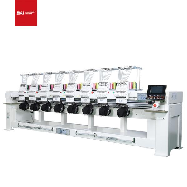 8 Head 12 Needle Embroidery Machine CE Computerized Embroidery Machine For