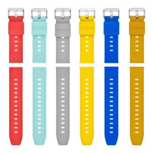 Wholesale Multiple Colour 22mm Silicone Watch Strap With SS304 Buckle from china suppliers