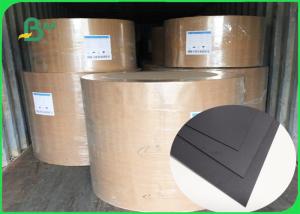 Wholesale FSC SGS FDA Certified 350gsm 400gsm Black Cardboard For Notebook Covers from china suppliers
