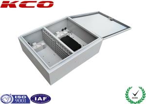 Wholesale Wall Mounted Steel Fiber Optic Terminal Box 72 Fibers 0.15dB Insertion Loss from china suppliers