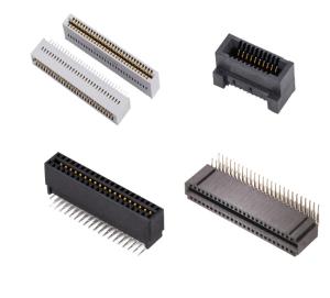 Wholesale Gold Plated 1.25mm Pitch PA9T Card Edge Connector 40P LCP from china suppliers