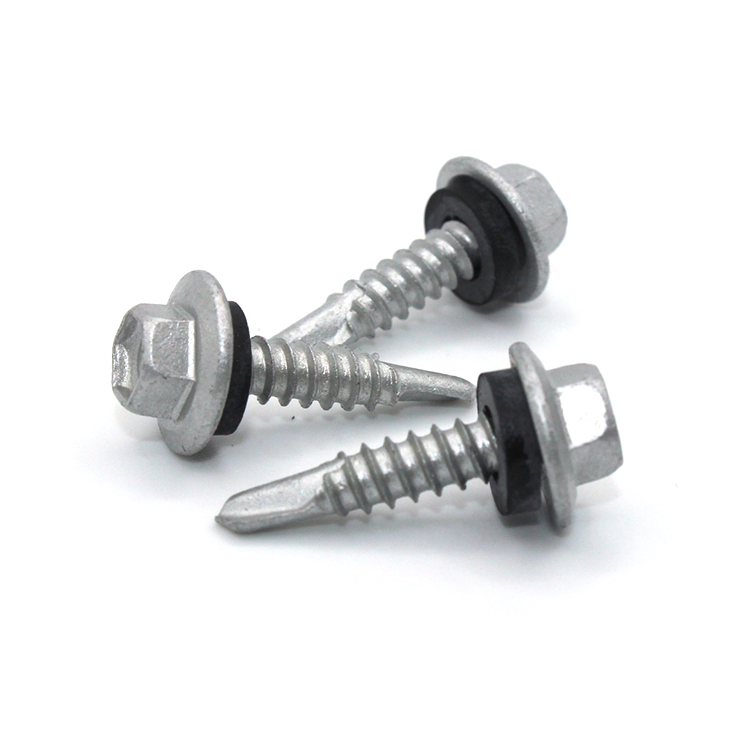 ZINC Finish Hexagon Head Self-drilling Screw with Flange and ISO9001 2015 Certificate