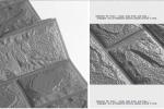 Gray Colour 15 shore C 3D Foam Wall Stickers 50pcs/ctn