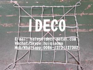 Wholesale Lifting Galvanized Wire Rope Web Netting, Safety Steel Wire Rope Cargo Nets, Sling & Rigging Mesh from china suppliers