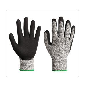 Wholesale General Maintenance ANSI A4 Cut Resistant Safety Gloves With Sandy Nitrile Coating from china suppliers