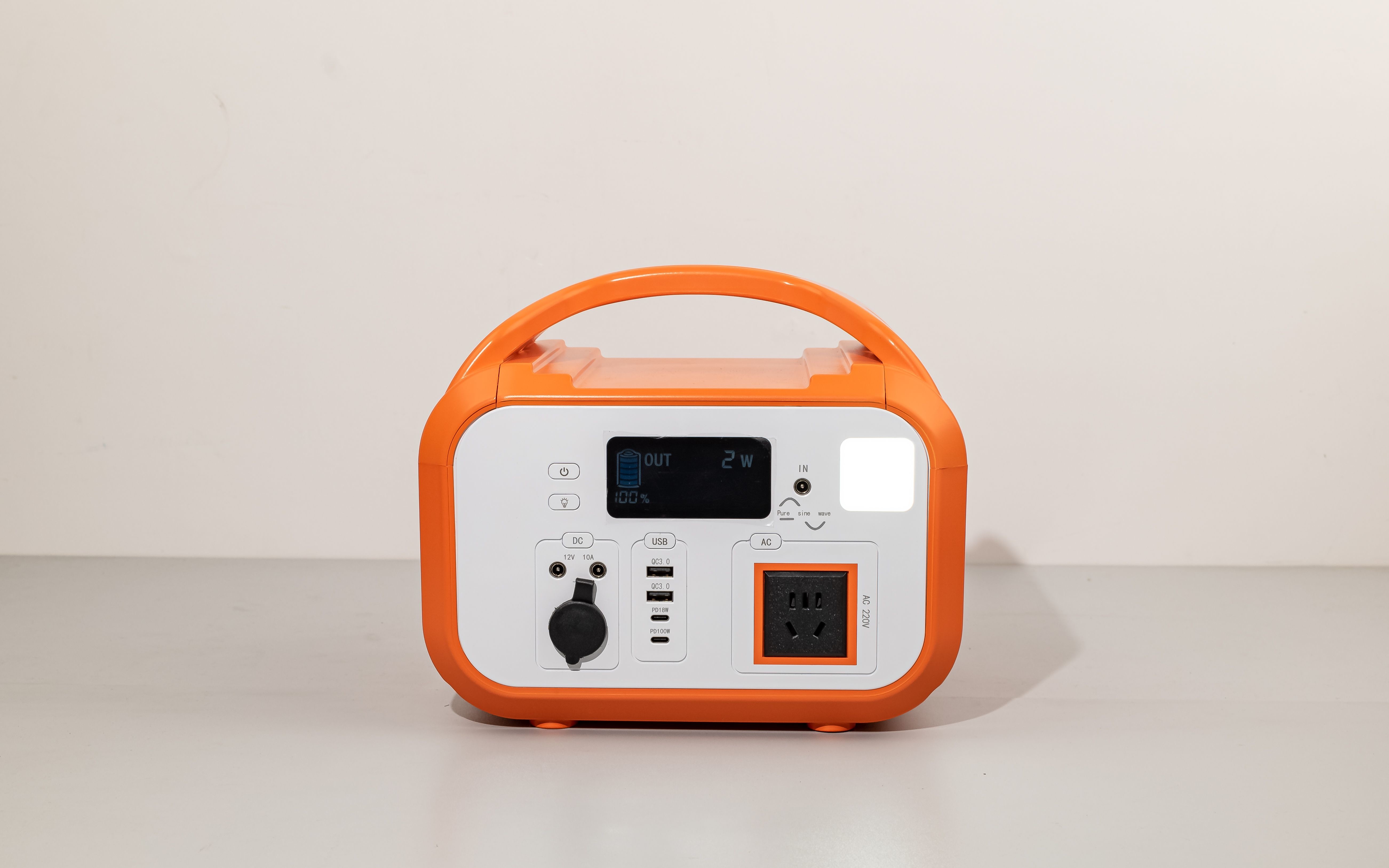 Foldable Solar Panel Charging Rechargeable Portable Power Station With WiFi For TV / Electric Fan