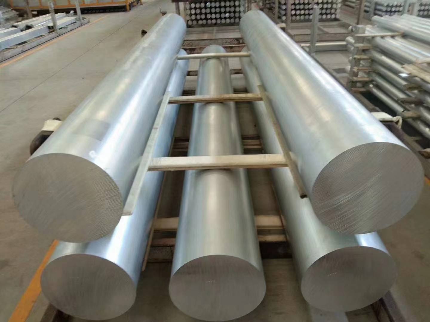 6061 Round Aluminum Rod Aluminium Bar Round ISO SGS Certificates