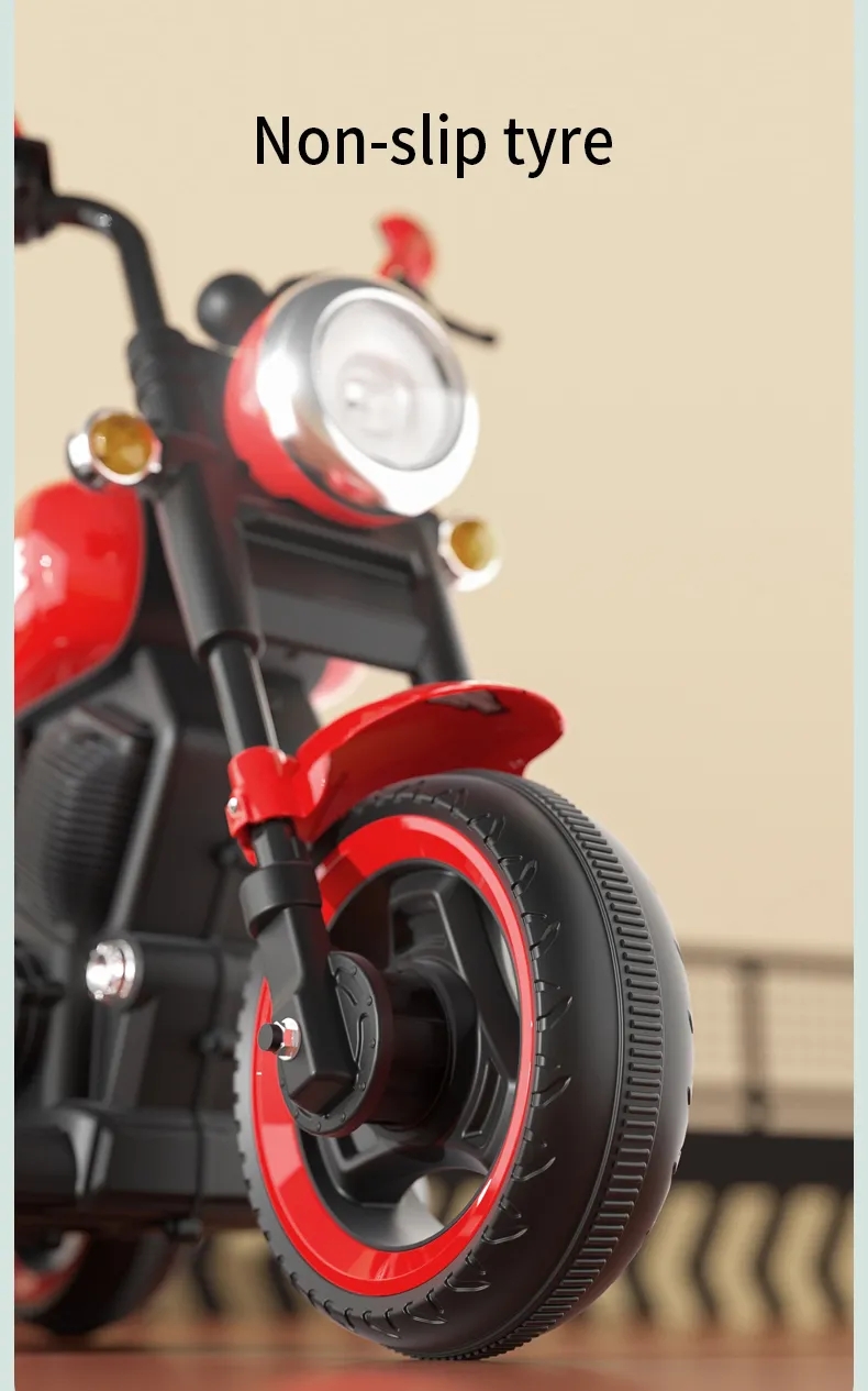 2023 Large Capacity Battery Happy Baby Ride On Electric Motorcycle for Kids