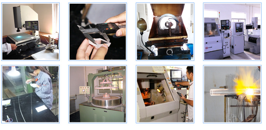 Fused Silicon Quartz Glass Testing Tube 2.2g / Cm3 High Temperature Resistance