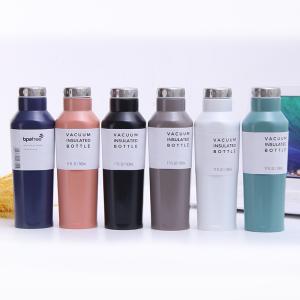 Wholesale 32oz Pink Double Wall Insulated Stainless Steel Hot Water Bottle With Leak Proof Lid from china suppliers