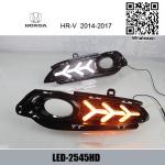 Honda HRV 2014-2017 DRL LED Daytime driving turn signal Fog Lights