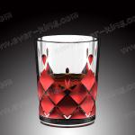 Tea Water Transparent Glass Cup Customized Printing