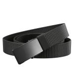 100pcs Men Woven Fabric Belts 130cm Alloy Braided Woven Belt Weaving