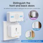 Door bell No battery Chime Ring No Battery 58Ring Tones 4-Level Volume