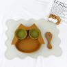 Buy cheap Brown Owl Style Silicone Suction Plate For Toddler Kids Multi Functional from wholesalers