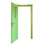 Swing Sound Proof Wood HPL Doors Perlite Filler Material