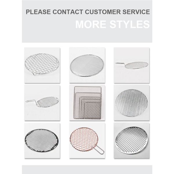 High-temperature Resistance Stainless Steel BBQ Grid Safe For Open Flame 3