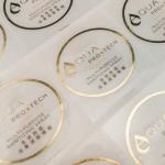 Transparent Self Adhesive Packaging Sticker Labels Digital Crystal