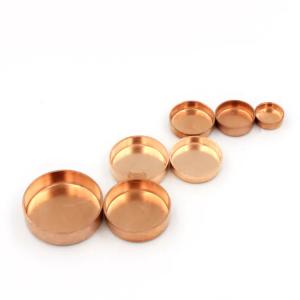 Wholesale Plumbing / Round Pipe Copper End Caps / Cap Fittings For Air Condition And Refrigeration from china suppliers