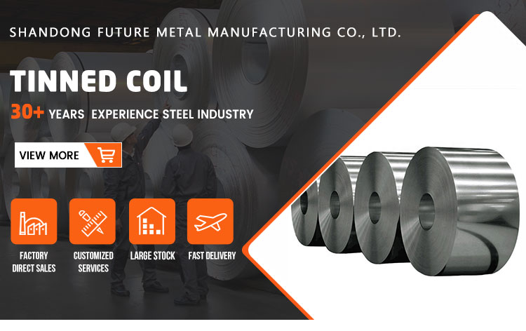 Affordable Tinned coil with Width 10mm-3000mm Length as your request