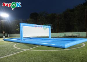 Wholesale Water Park Games Large Pool Inflatable Volleyball Field Inflatable Water Tennis Court For Sport Games from china suppliers