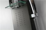 Black Seamless Thermostatic Shower Panel Column Tower Anti Deformation Large