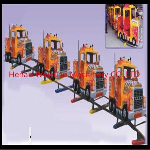 Wholesale 10% disaccount of 31M track 16seats truck shape electric rail trains for kiddies and adults from china suppliers