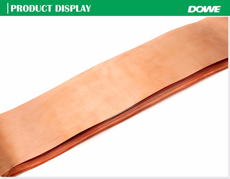 China supplier tinned copper foil flexible connectors electrical busbar connectors