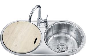 Wholesale Double Bowl Kitchen Sink OEM SUS304 Stainless Steel Kitchen Sink Press Kitchen Sink With Faucet from china suppliers