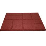 E-Purchasing Dual-Side Horse Walkerway Rubber Paver 16"X16" For Pathway Paver,