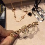 PIAGET brand jewelry Piaget Rose bracelet in 18K white gold set with 190