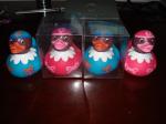 Eco Friendly PVC Novelty Rubber Duck Gifts With Bowknot Painting Design