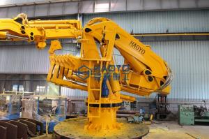 Wholesale 3.5T 19M 2T 25M 1T 30M Telescopic Boom Marine Cranes for Cargo Ship from china suppliers