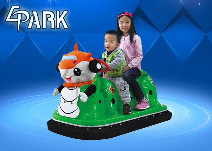 Green / Pink Kids Coin Operated Game Machine Mini Bumper Car for Shop