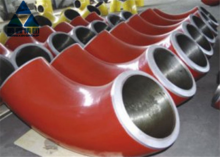 Red Painted 90degree Welded Steel Pipe Elbow Fittings AISI 4130