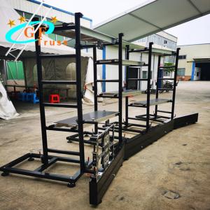 Wholesale Black Aluminium 6061 LED Wall Ground Stand Spigot Connection from china suppliers