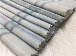 Coat 0.7mm Printed Polyurethane Leather Fabric Surface Grids Normal Tearing
