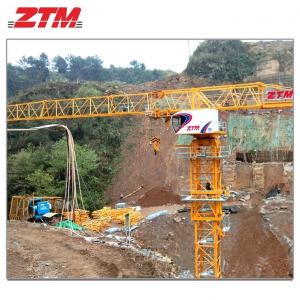 China ZTT146 Flattop Tower Crane 6t Capacity 60m Jib Length 1.5t Tip Load High Safety Mini Tower Crane on sale