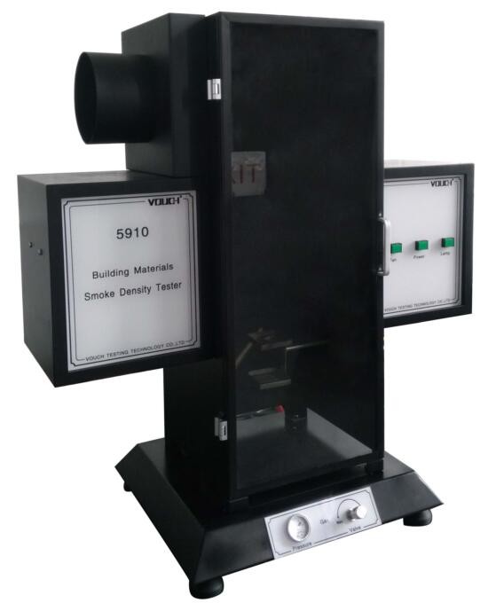 Vertical Smoke Density Measurement Unit Fire Chimney Test Standard ASTM D2843