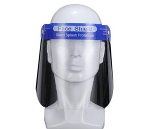 Wholesale Fluid Resistant Full Cover Disposable Face Shield , Medical Face Shield Visor from china suppliers